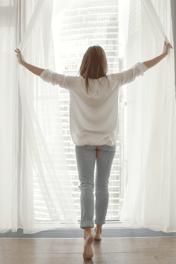 quick self care ideas - morning sunlight